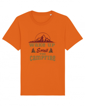 Wake Up Smell the Campfire Bright Orange