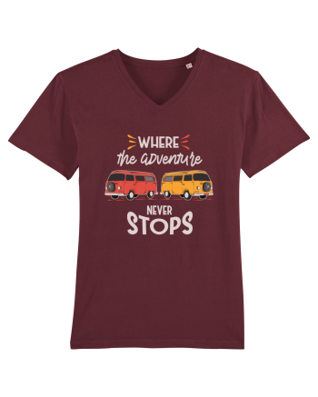 Where the Adventure Never Stops Burgundy