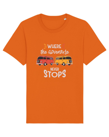 Where the Adventure Never Stops Bright Orange
