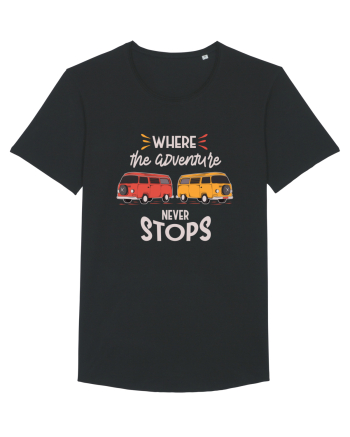 Where the Adventure Never Stops Black