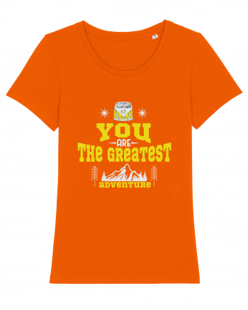 You are the Greatest Adventure Bright Orange