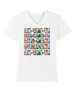 An-tan-te Tricou mânecă scurtă guler V Bărbat Presenter