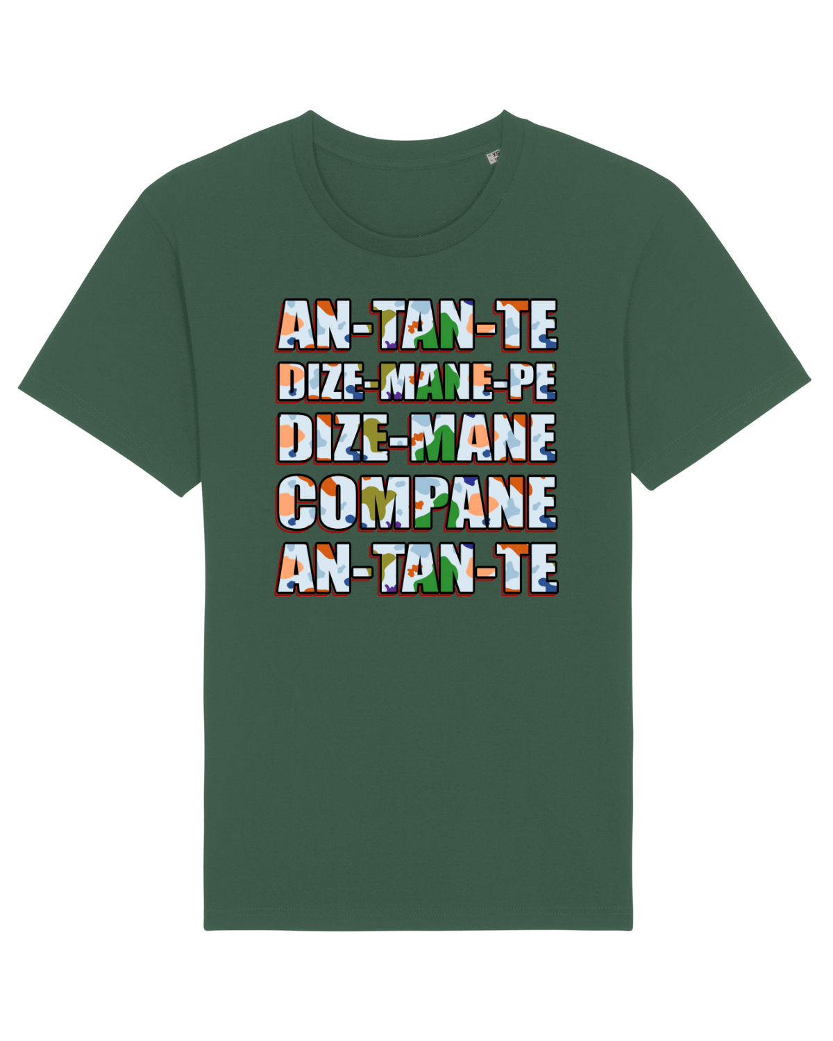 Tricou mânecă scurtă Unisex Rocker Bottle Green