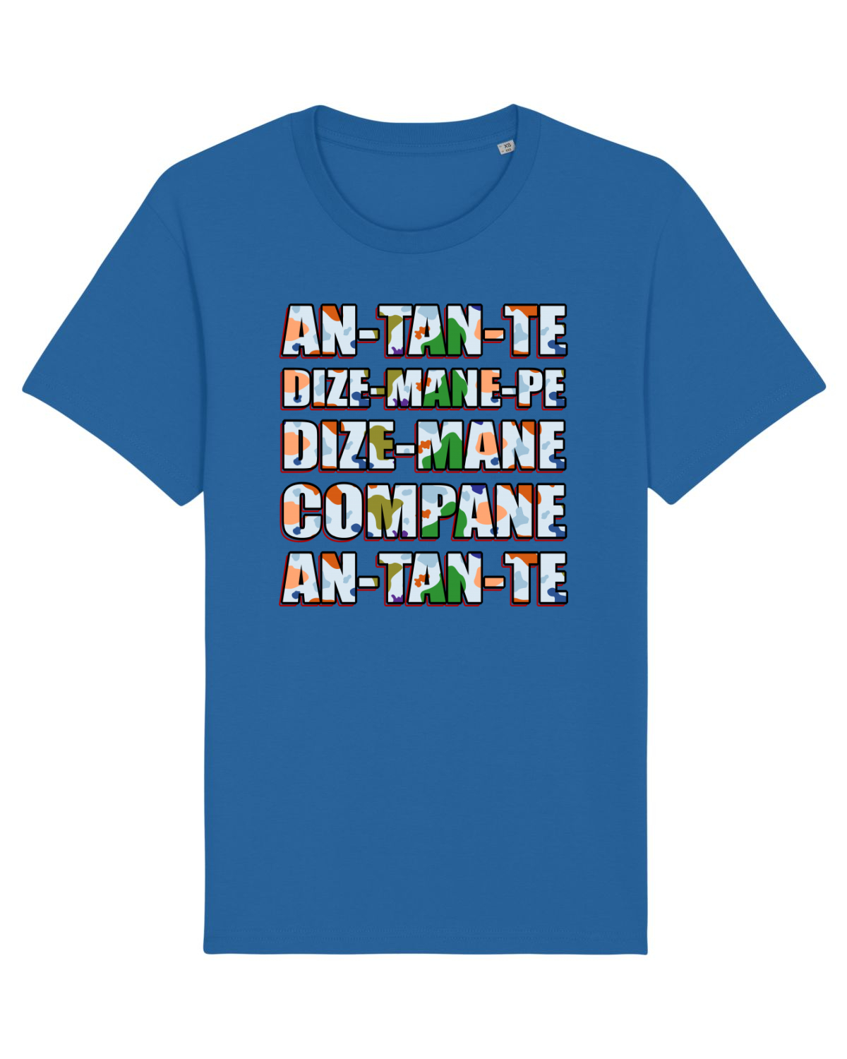 Tricou mânecă scurtă Unisex Rocker Royal Blue