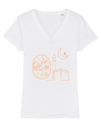 Abstract travel White