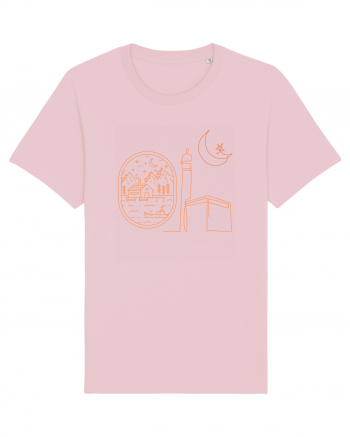 Abstract travel Cotton Pink