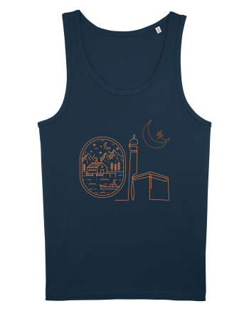 Abstract travel Navy