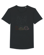Cats pretty Tricou mânecă scurtă guler larg Bărbat Skater