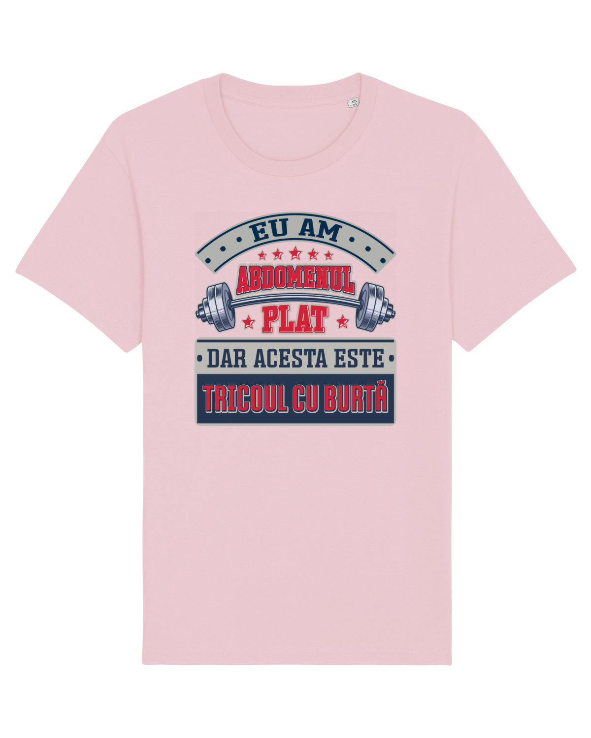 Tricou mânecă scurtă Unisex Rocker Cotton Pink