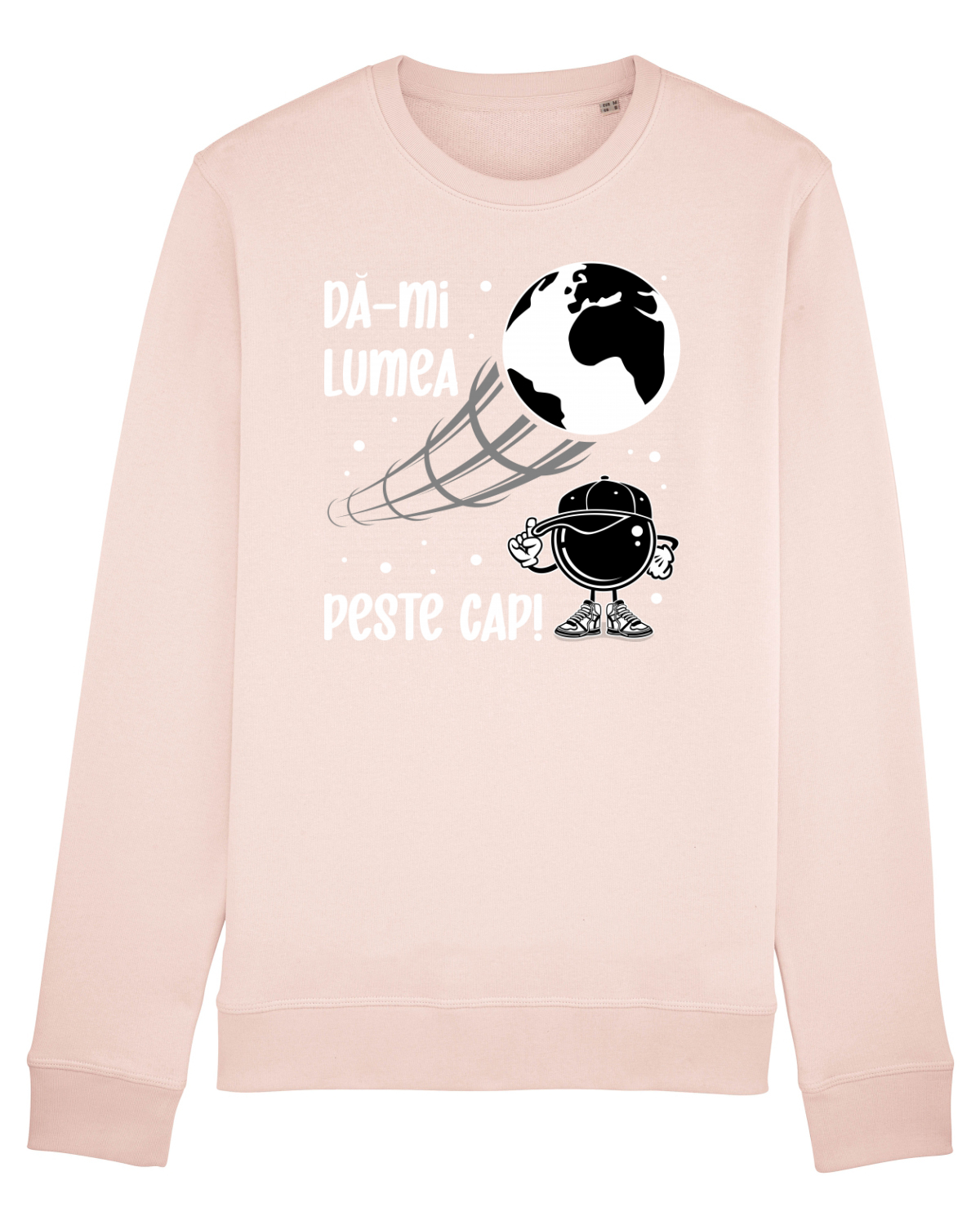 Bluză mânecă lungă Unisex Rise Candy Pink