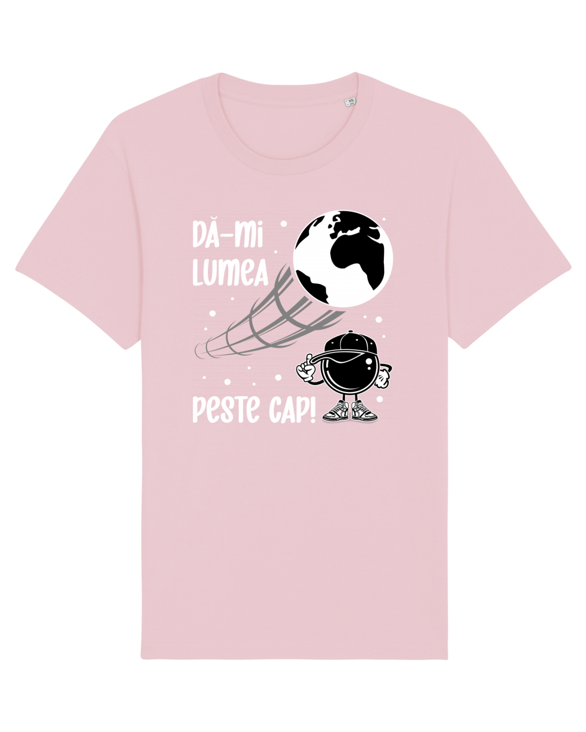 Tricou mânecă scurtă Unisex Rocker Cotton Pink