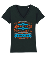 Succes peste noapte  Tricou mânecă scurtă guler V Damă Evoker