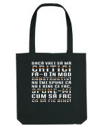 Critică-mă constructiv! Sacoșă textilă