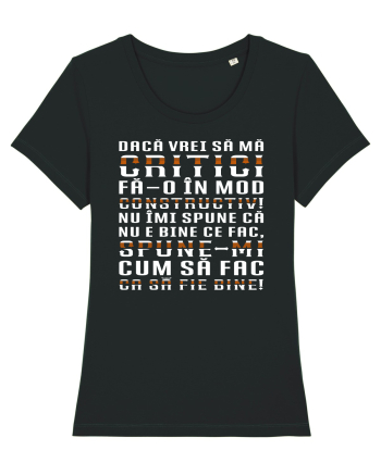 Critică-mă constructiv! Black