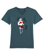 Dau bătoaie Tricou mânecă scurtă guler V Bărbat Presenter