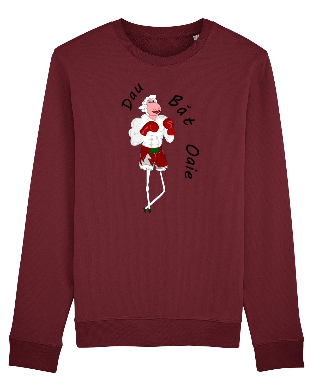 Bluză mânecă lungă Unisex Rise Burgundy