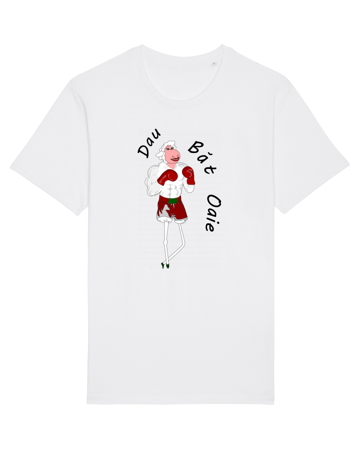 Tricou mânecă scurtă Unisex Rocker White