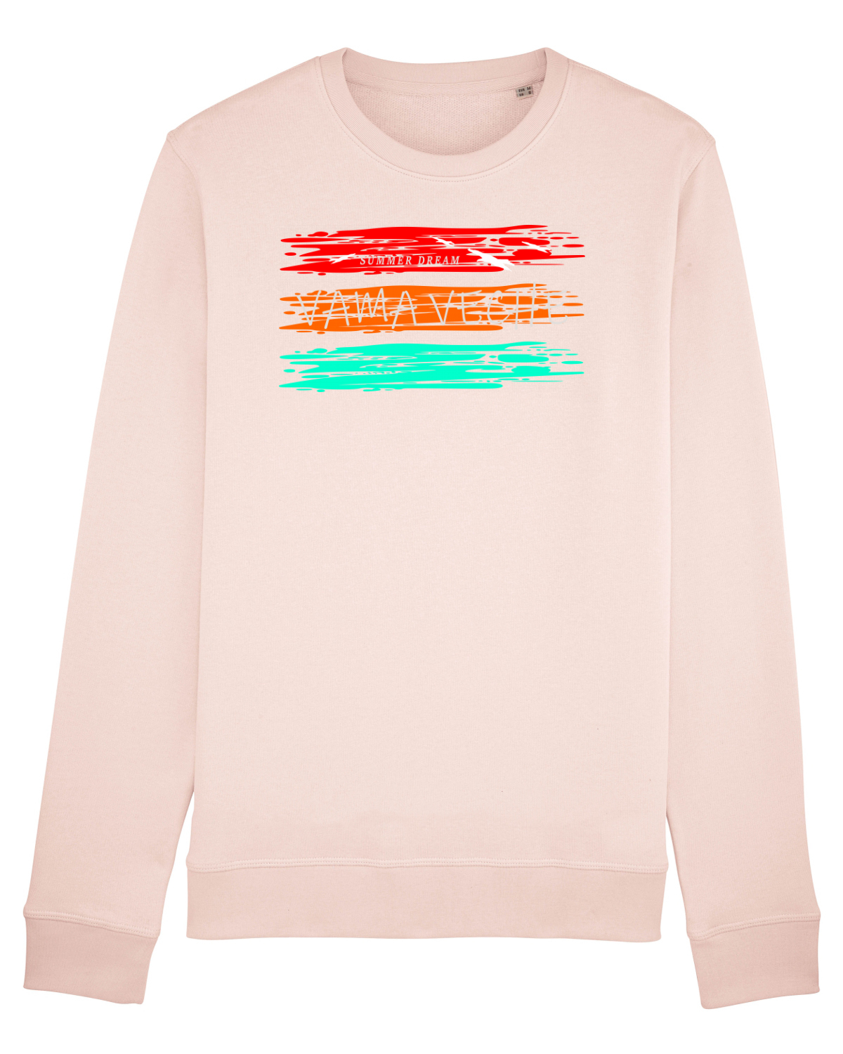 Bluză mânecă lungă Unisex Rise Candy Pink