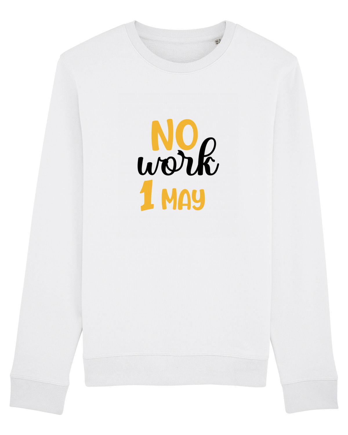 Bluză mânecă lungă Unisex Rise White