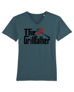 Grillfather Tricou mânecă scurtă guler V Bărbat Presenter