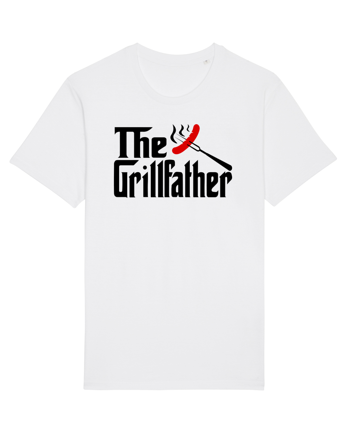 Tricou mânecă scurtă Unisex Rocker White