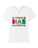 A Miracle Has Happened Tricou mânecă scurtă guler V Bărbat Presenter