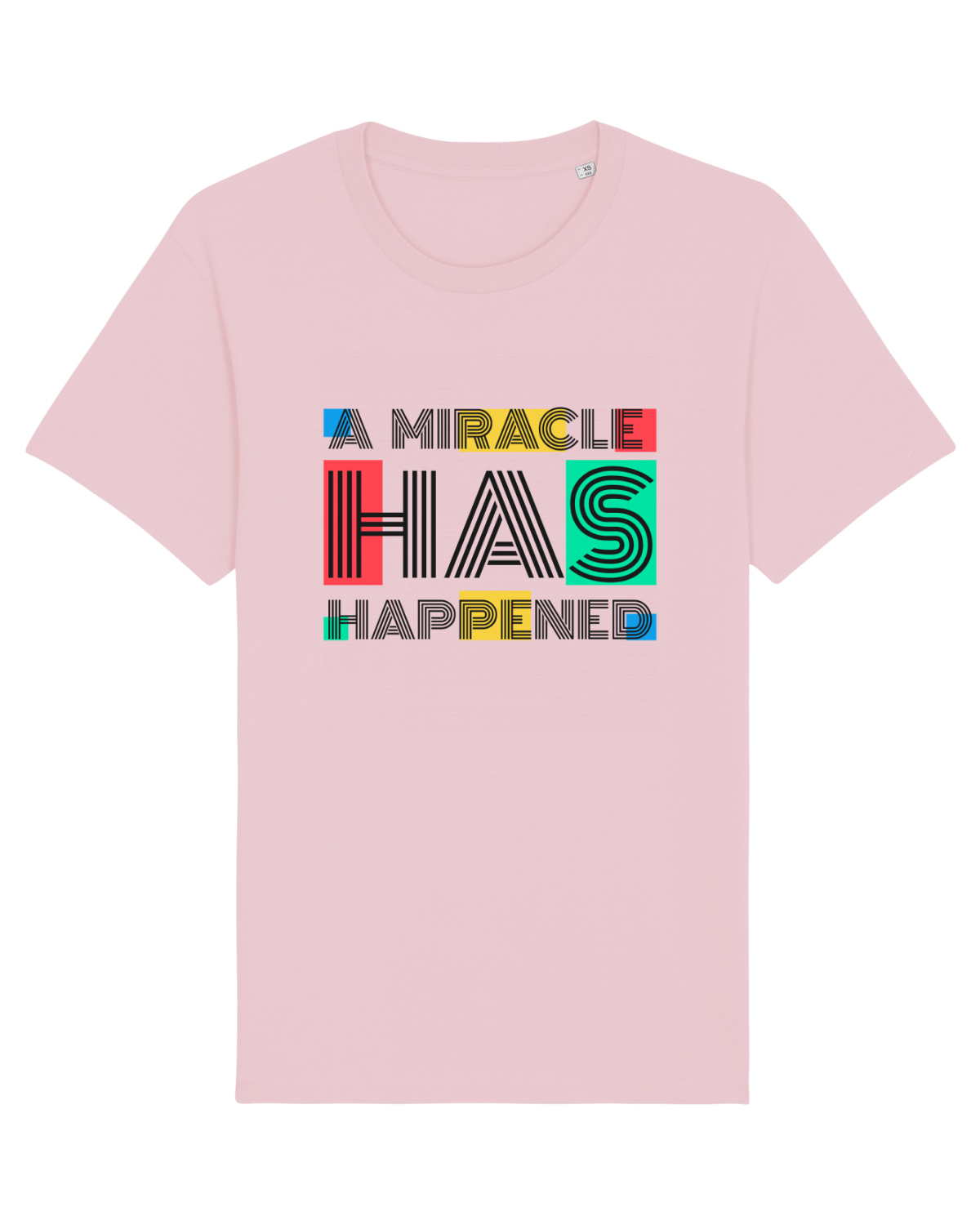 Tricou mânecă scurtă Unisex Rocker Cotton Pink