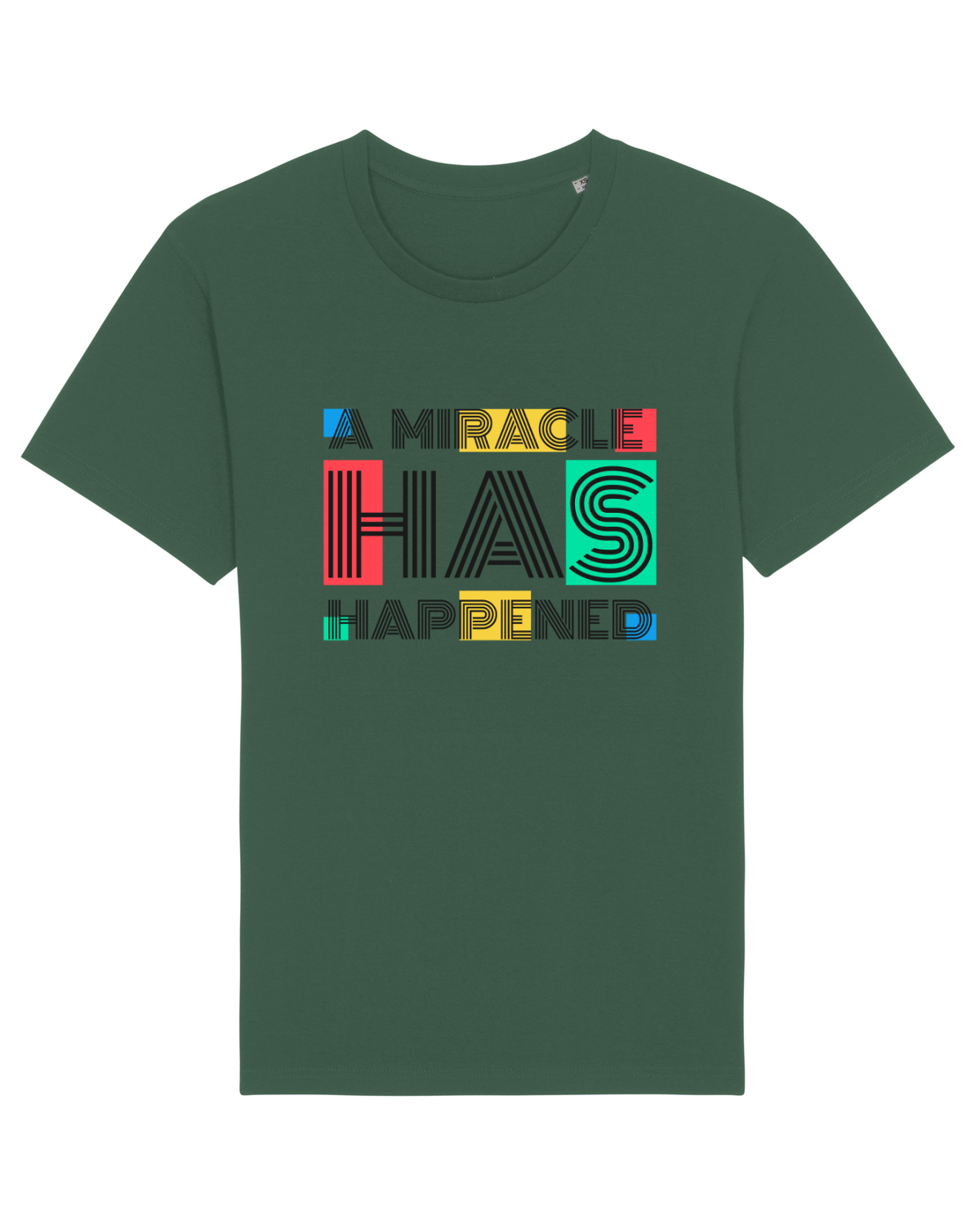 Tricou mânecă scurtă Unisex Rocker Bottle Green