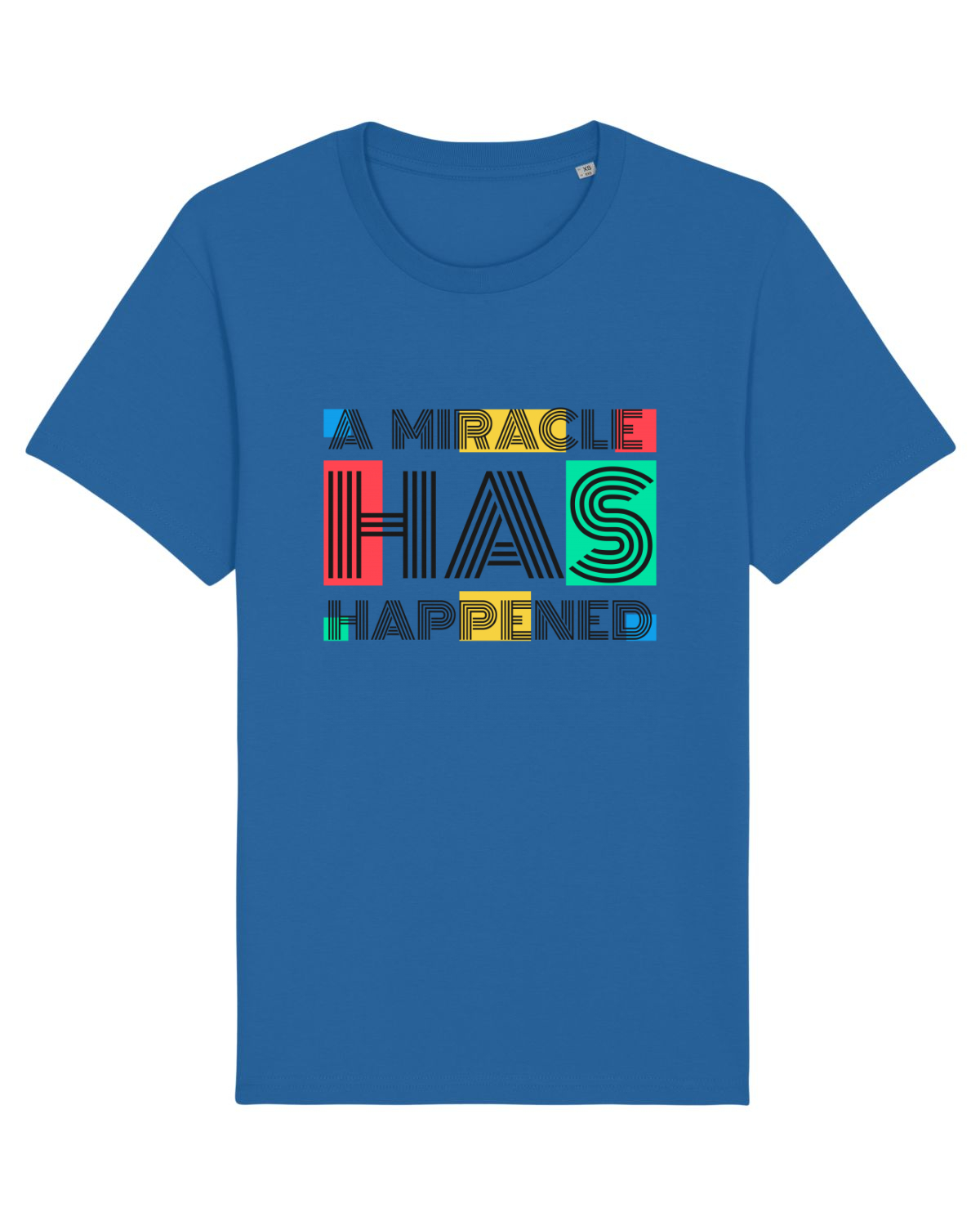 Tricou mânecă scurtă Unisex Rocker Royal Blue