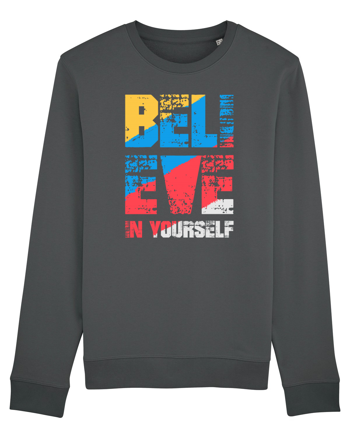 Bluză mânecă lungă Unisex Rise Anthracite