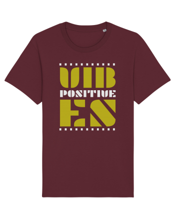 Positive Vibes Burgundy