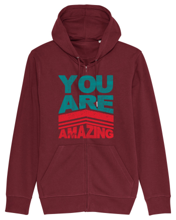 You are Amazing Burgundy