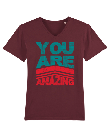 You are Amazing Burgundy