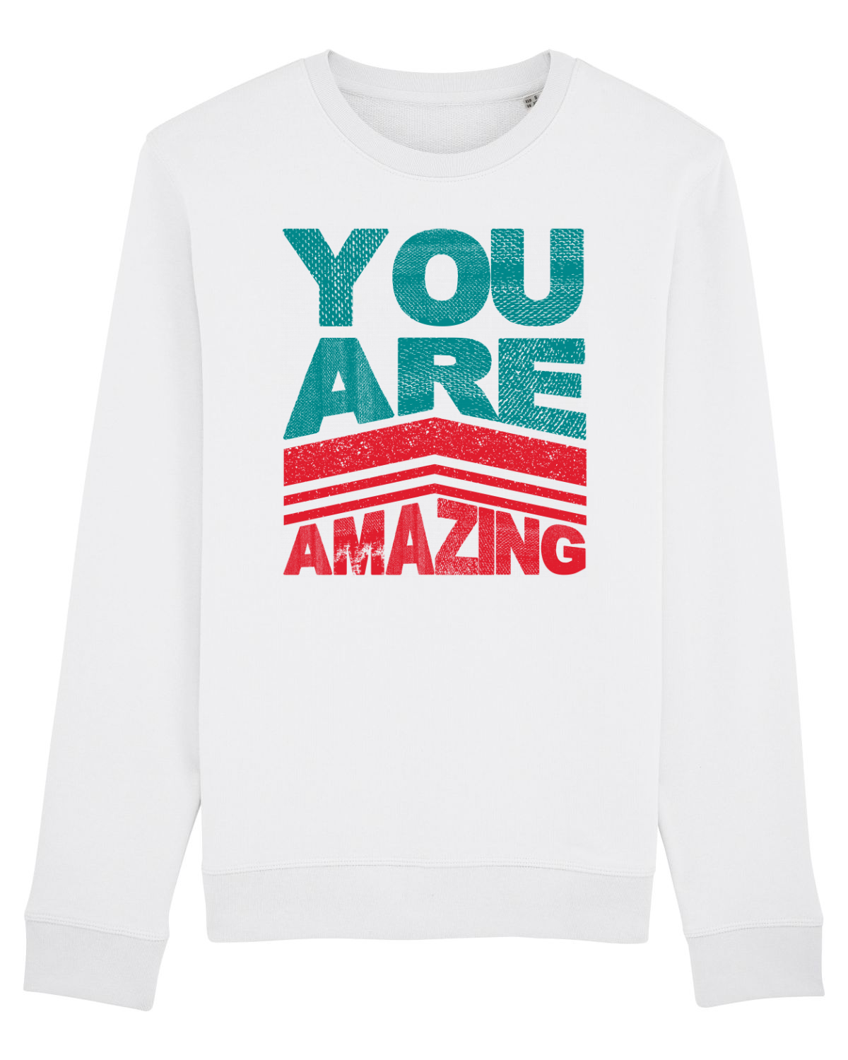 Bluză mânecă lungă Unisex Rise White