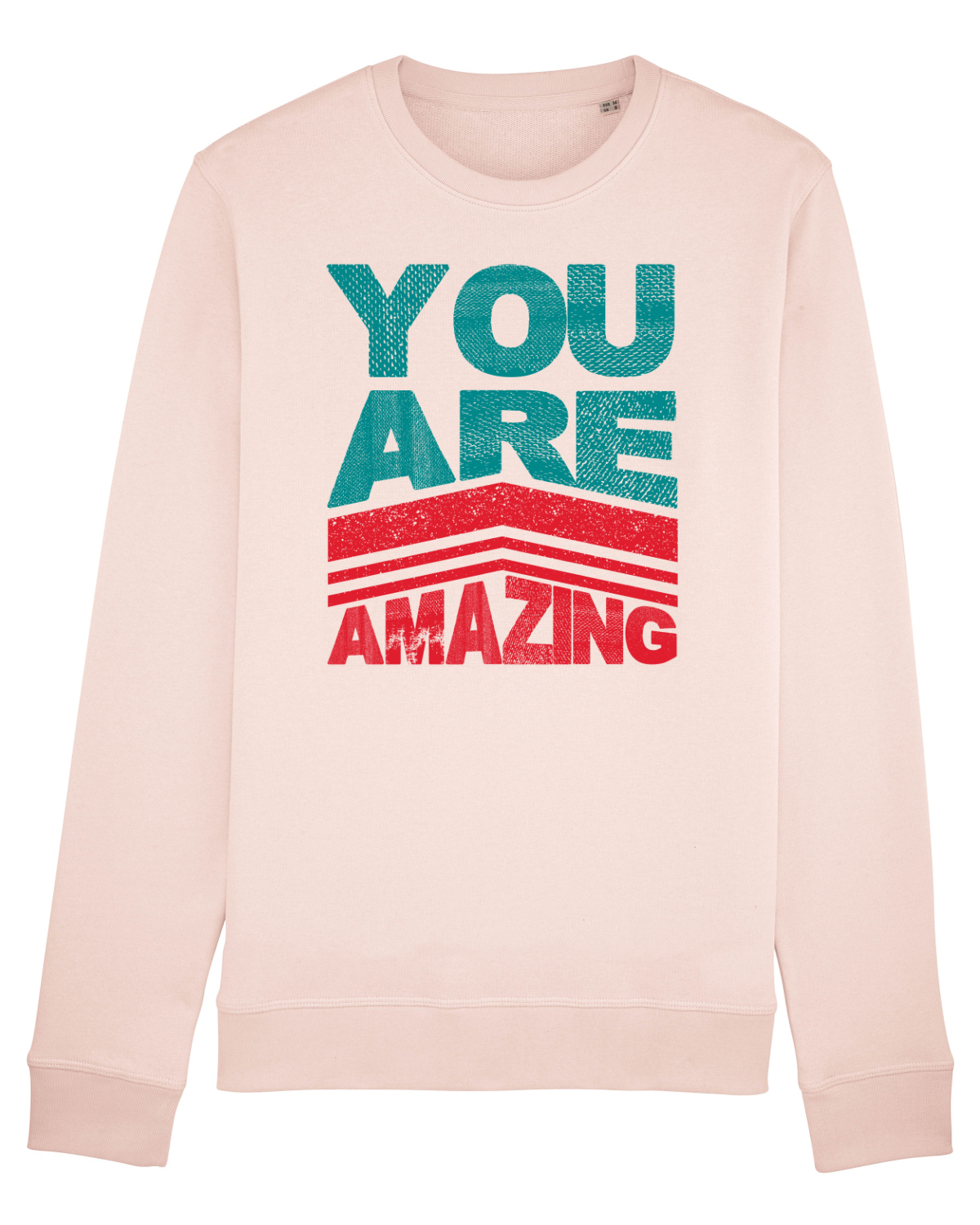 Bluză mânecă lungă Unisex Rise Candy Pink
