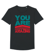 You are Amazing Tricou mânecă scurtă guler larg Bărbat Skater