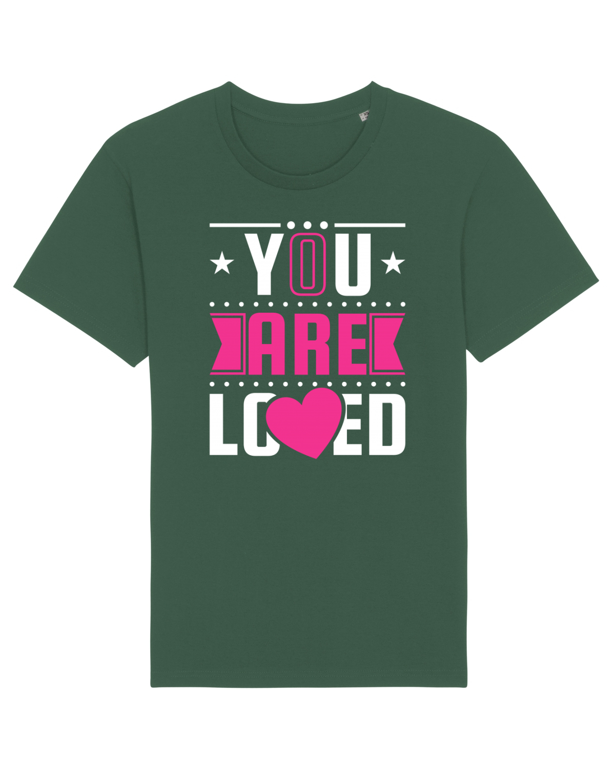 Tricou mânecă scurtă Unisex Rocker Bottle Green