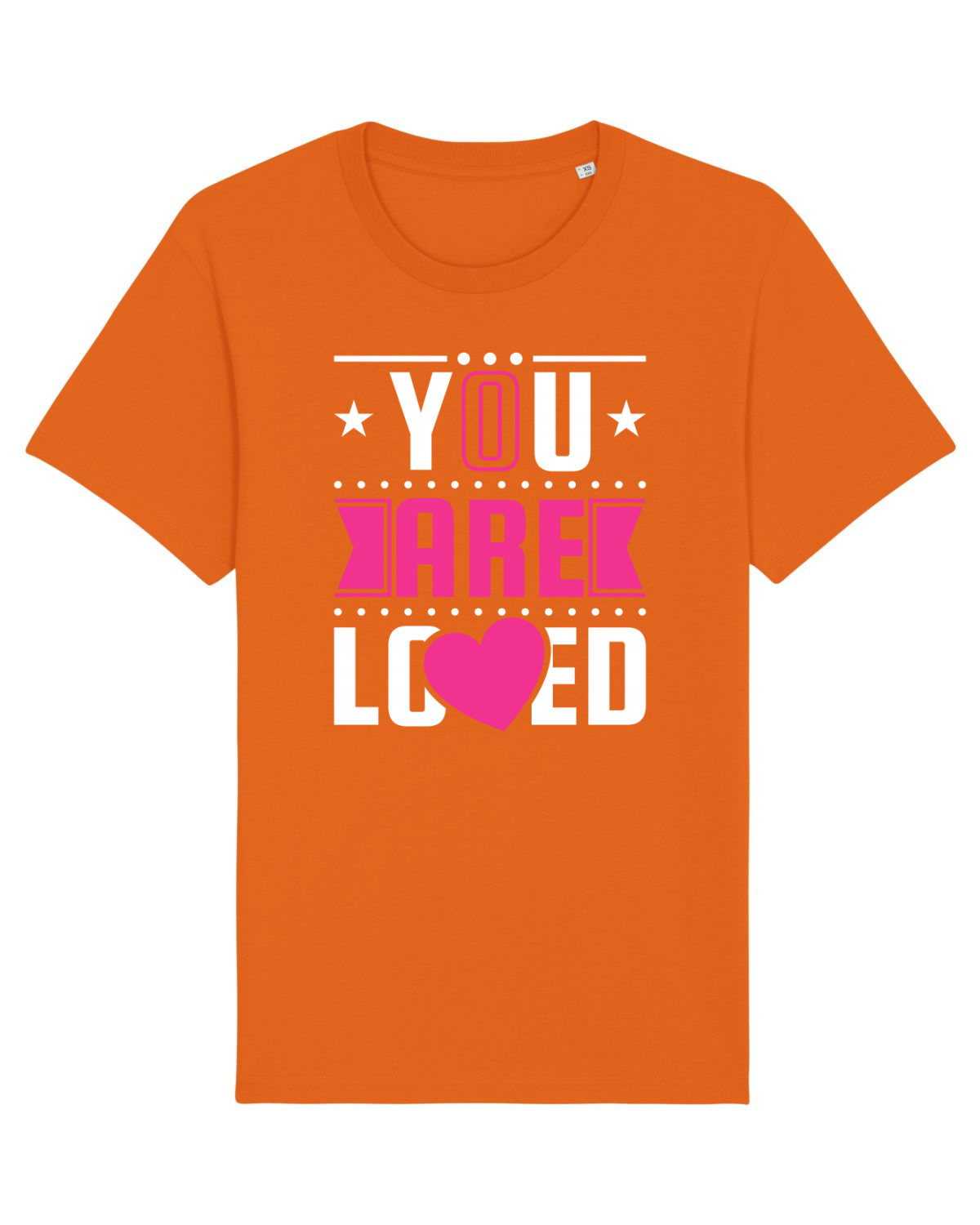 Tricou mânecă scurtă Unisex Rocker Bright Orange