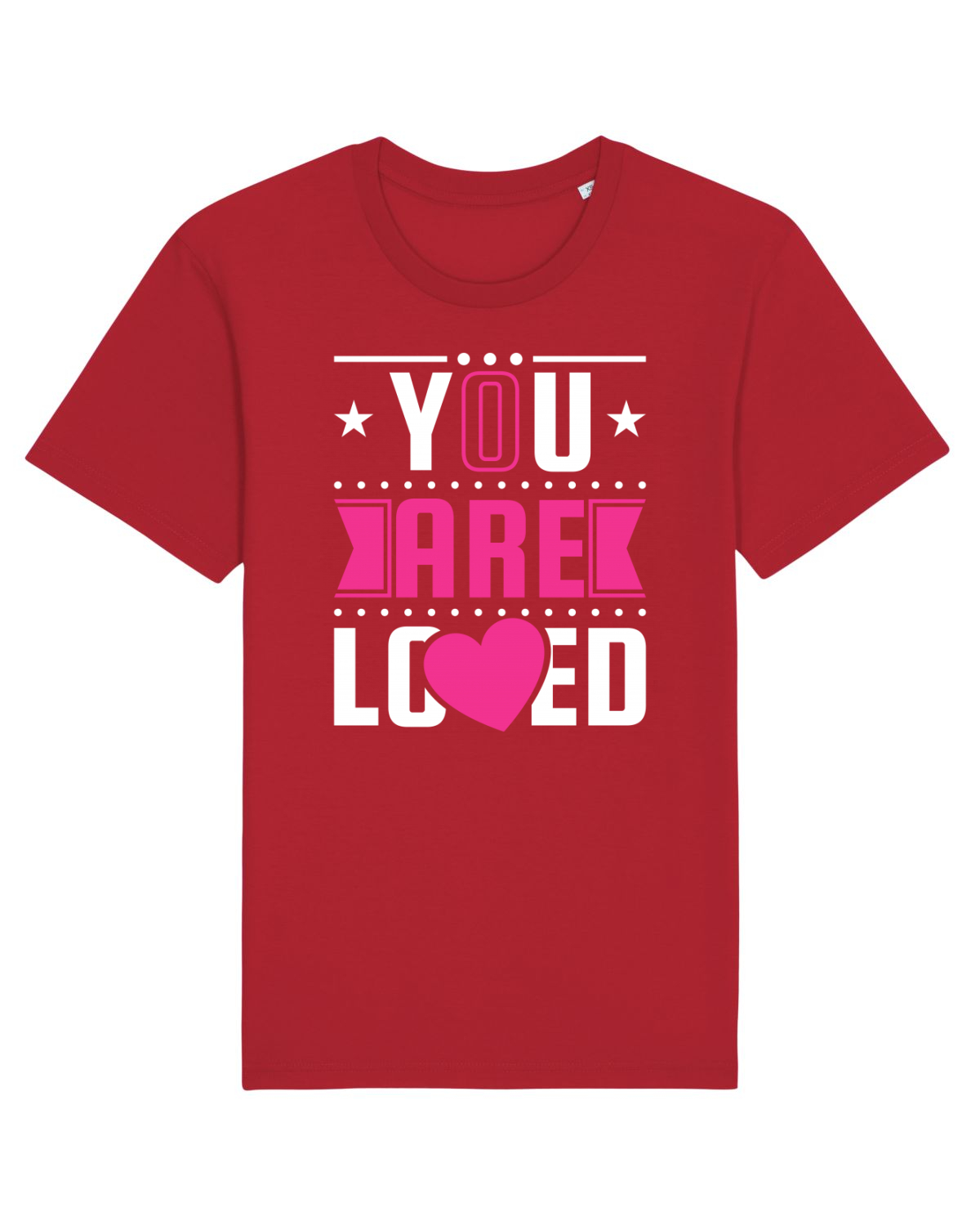 Tricou mânecă scurtă Unisex Rocker Red