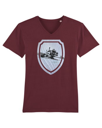 Motorcycle ride 3 Burgundy