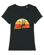 Vama Veche  Tricou mânecă scurtă guler larg fitted Damă Expresser