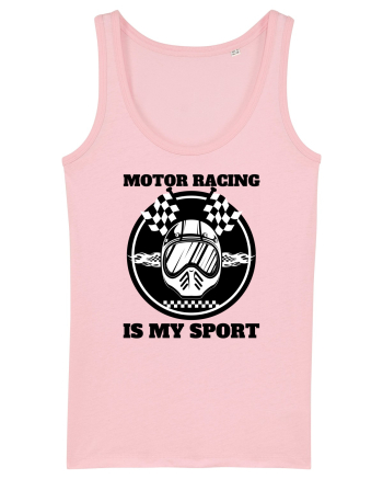 Motor Racing Is My Sport Cotton Pink