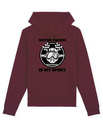 Motor Racing Is My Sport Burgundy