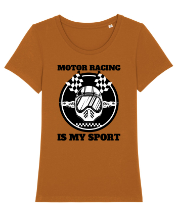 Motor Racing Is My Sport Roasted Orange