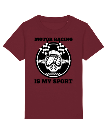 Motor Racing Is My Sport Burgundy