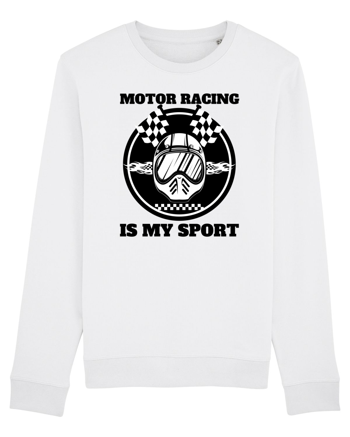 Bluză mânecă lungă Unisex Rise White