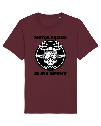 Motor Racing Is My Sport Burgundy
