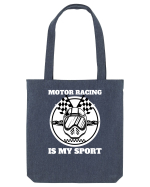 Motor Racing Is My Sport Sacoșă textilă