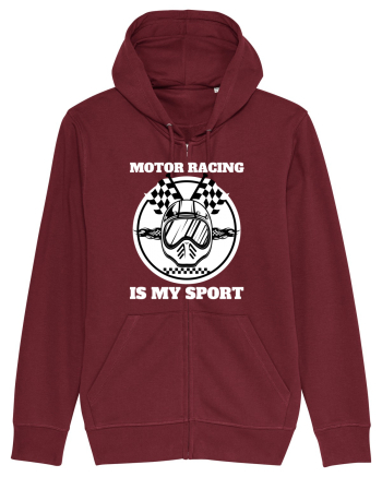 Motor Racing Is My Sport Burgundy