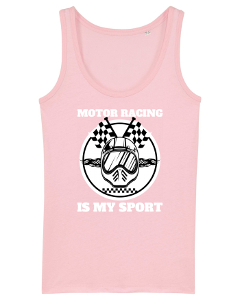 Motor Racing Is My Sport Cotton Pink